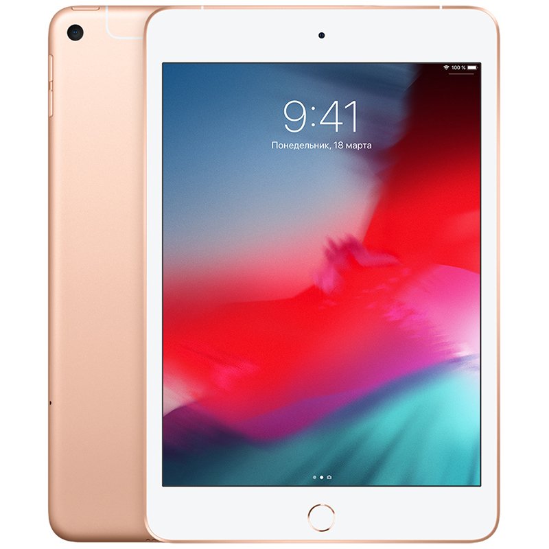 Apple iPad mini 2019 Wi-Fi + Cellular 256 ГБ, золотой