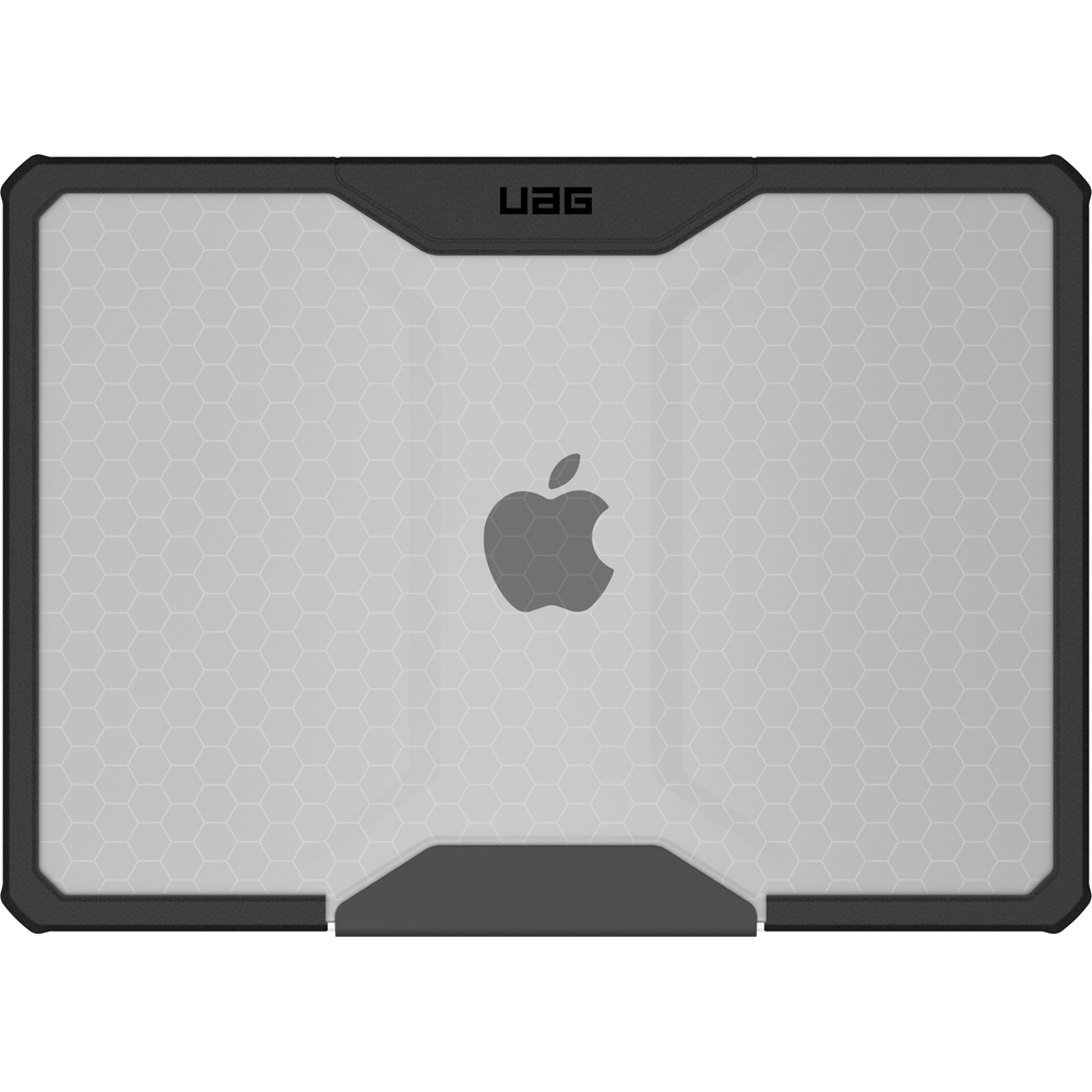 Чехол-накладка UAG Plyo Ice для MacBook Air 13" (2022 M2), «матовый лёд»/чёрный