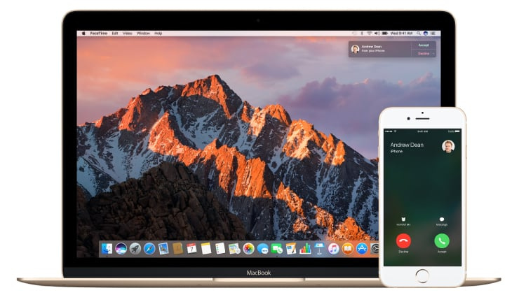 Как принимать звонки с iPhone на MacBook?