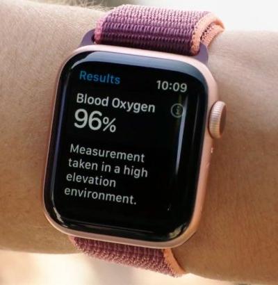 О функции измерения уровня кислорода в крови на Apple Watch 6