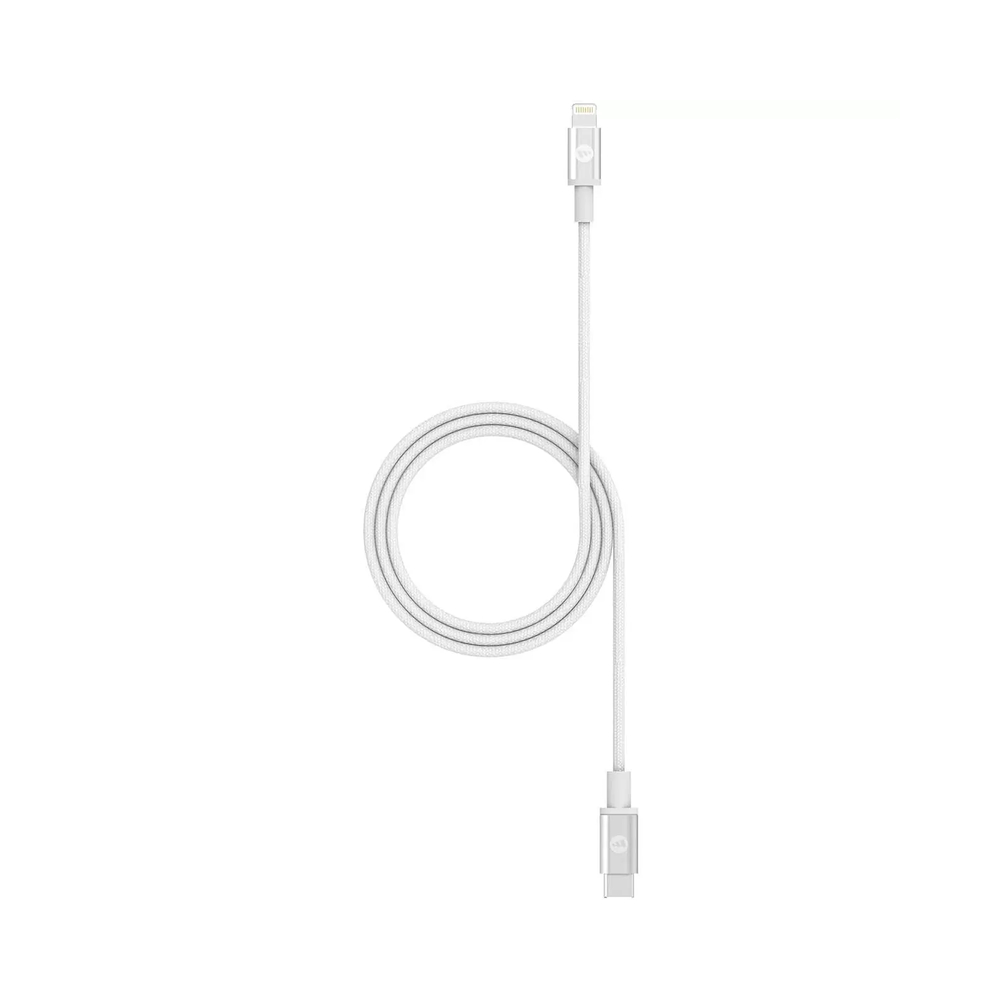 Кабель Mophie USB-C to Lightning. Длина 1м. Цвет белый.