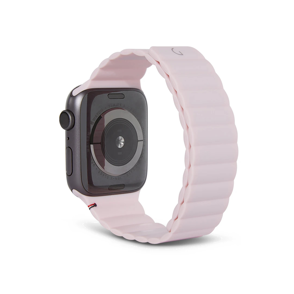  Ремешок Decoded Sillicone Magnetic Traction Strap для Apple Watch 6/SE/5/4 (44mm) силиликон,розовый