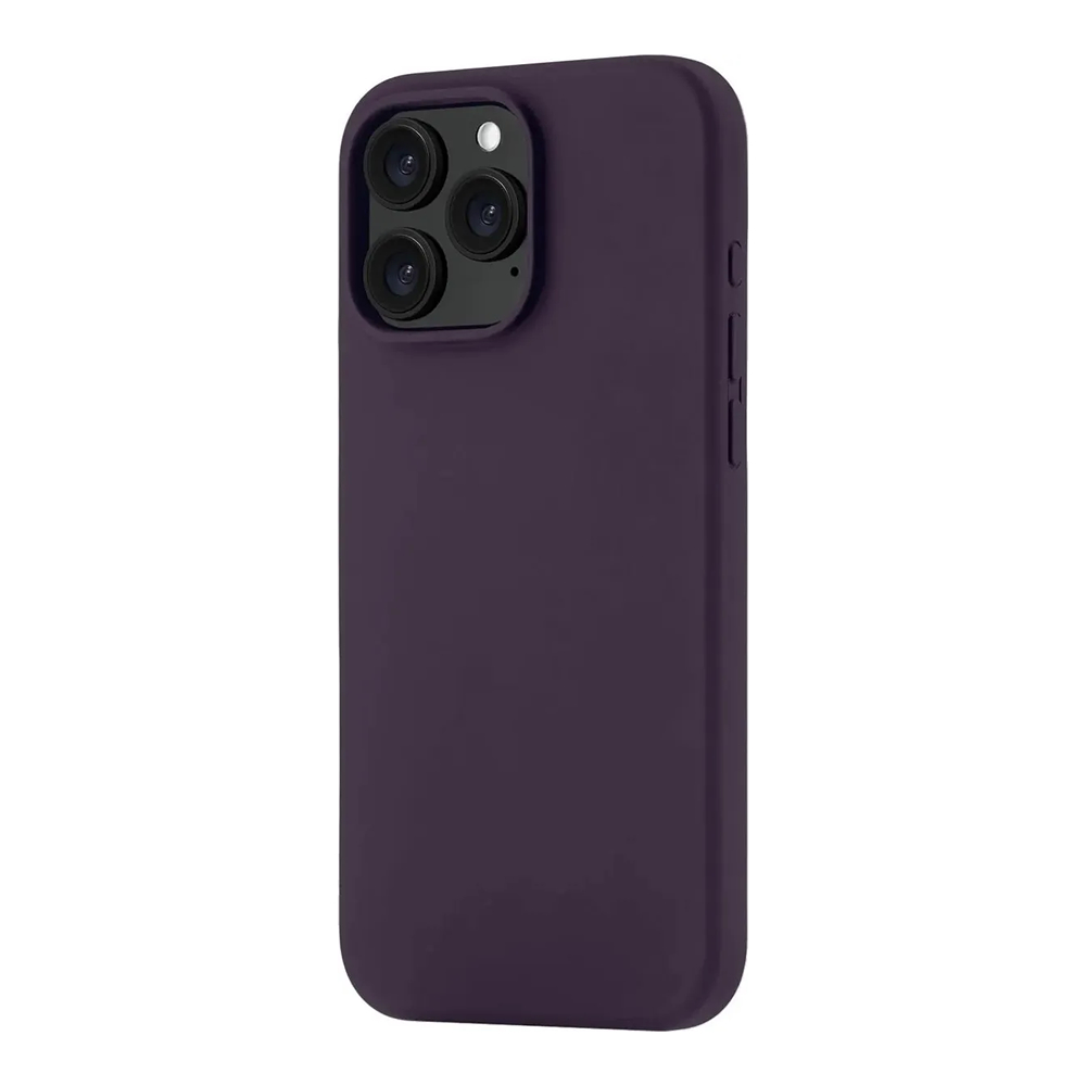 Чехол защитный uBear Touch Mag Case iPhone 16 Pro Max, софт-тач, темно-фиолетов