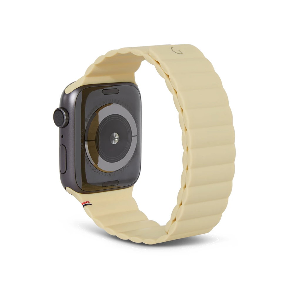  Ремешок Decoded Sillicone Magnetic Traction Strap для Apple Watch 6/SE/5/4 (44mm) силиликон,желтый
