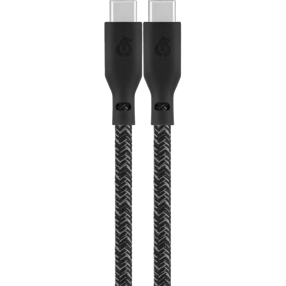 DC18BL24TR-CC кабель зарядный uBear Trend Cable USB-C/USB-C 2.4м, 140W, цвет черный