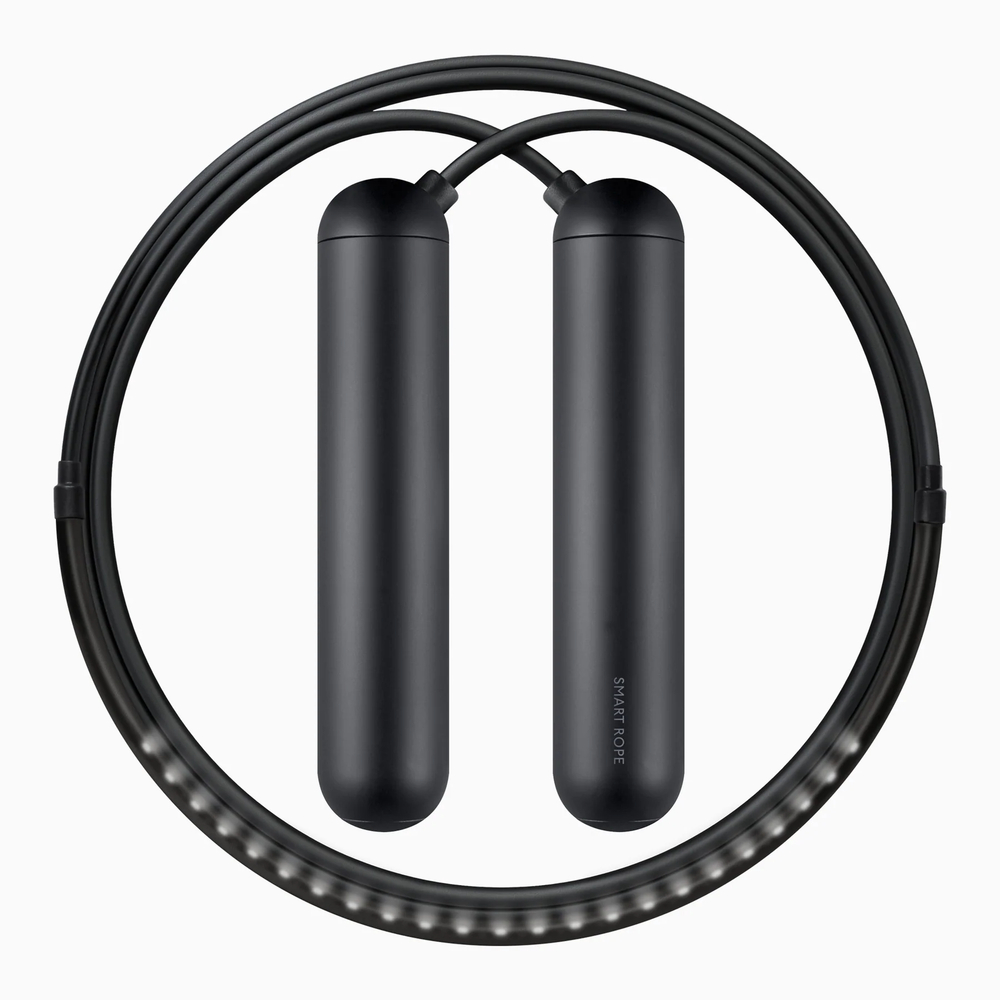 Умная скакалка Smart Rope. Размер M, 258 см. (на рост 165 - 175 см). Цвет черный.	(SR_BK_M)