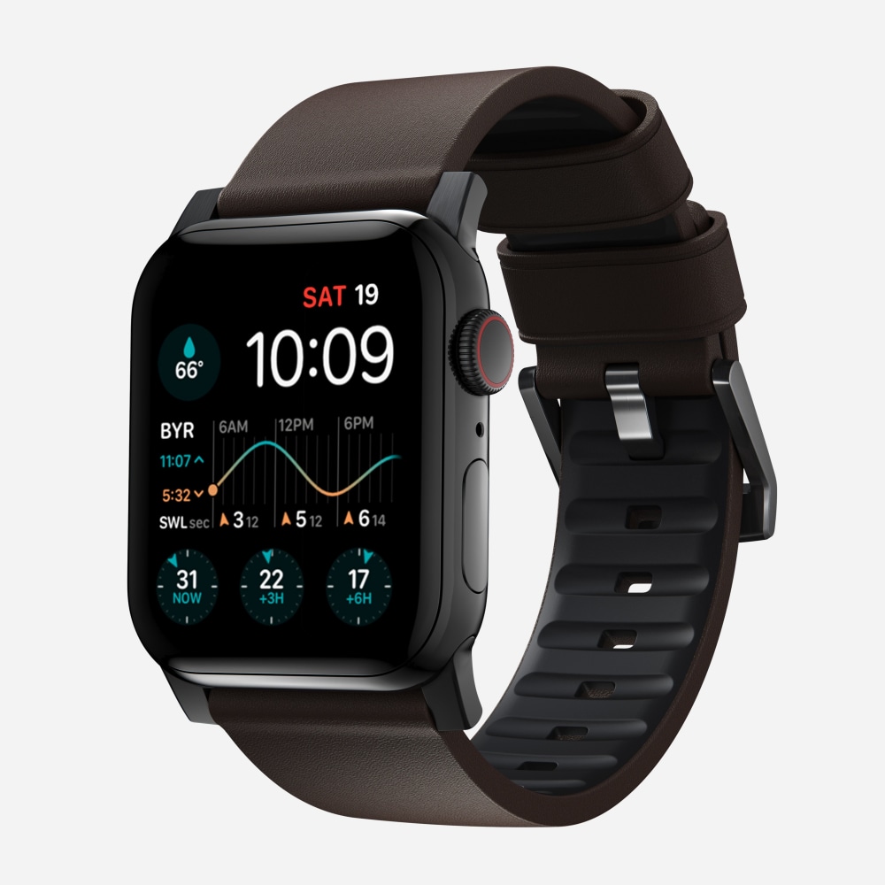 Ремешок Nomad Active Strap Pro для Apple Watch 44/42mm. Материал:внешняя  сторона из натуральной кожи