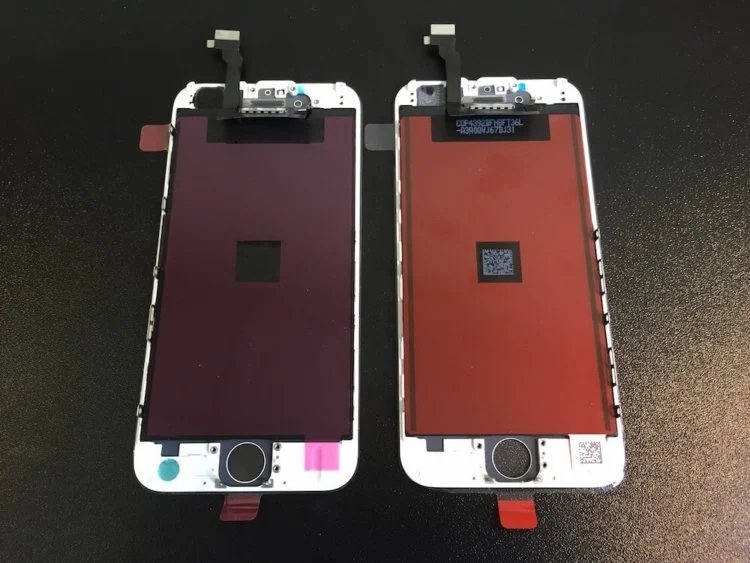 Разница между оригиналом и копией дисплея iPhone