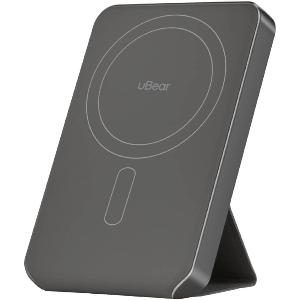 PB09BL5000-PDM Внешний аккум. uBear Backup Magnetic Power bank 5000mAh, PD20W, цвет: черный