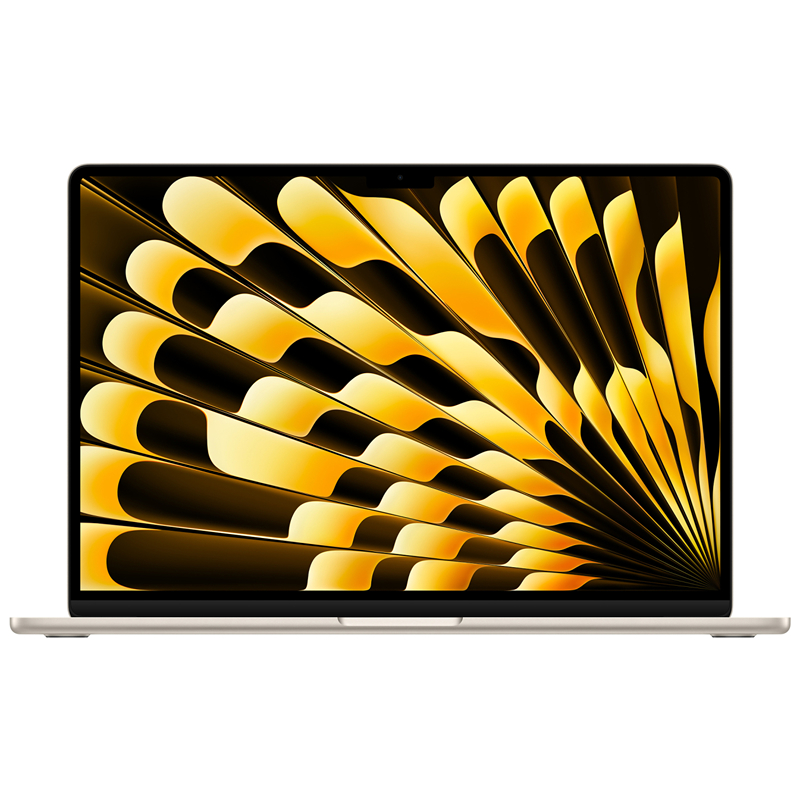 Apple MacBook Air 15" (M4, 10C CPU/10C GPU, 2025), 24 ГБ, 512 ГБ SSD, «сияющая звезда»