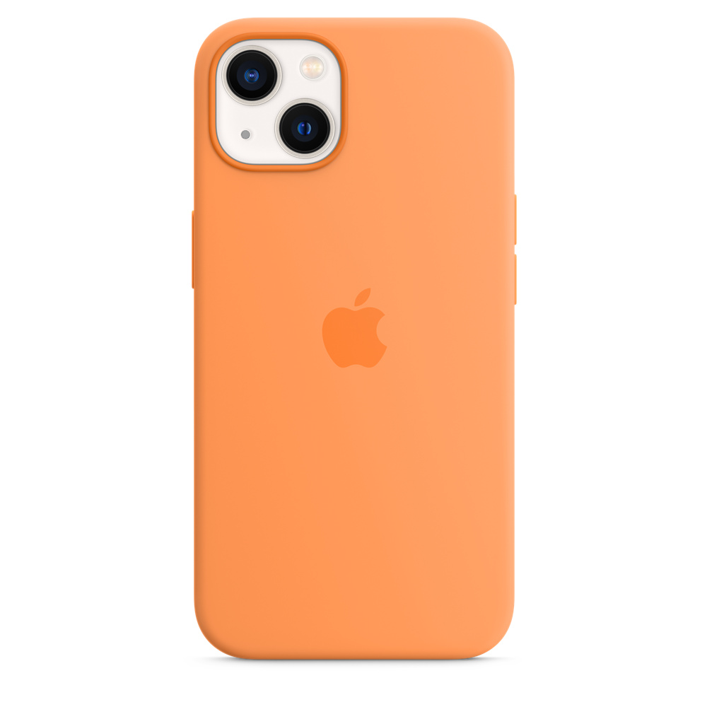 Купить Apple iPhone 13 Silicone Case with MagSafe Marigold Силиконовый чехол  MagSafe для IPhone 13 цвета «в в интернет-магазине «Цифровое Яблочко» в  Москве, Подмосковье за наличные, по безналу, бонусами Спасибо, в рассрочку.