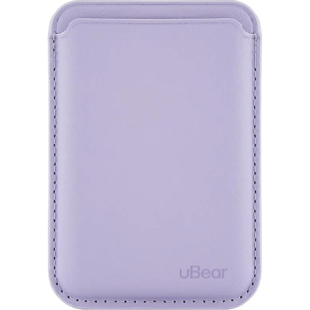 Чехол защитный uBear Leather Shell Case , кардхолдер, натуральная кожа, лаванда