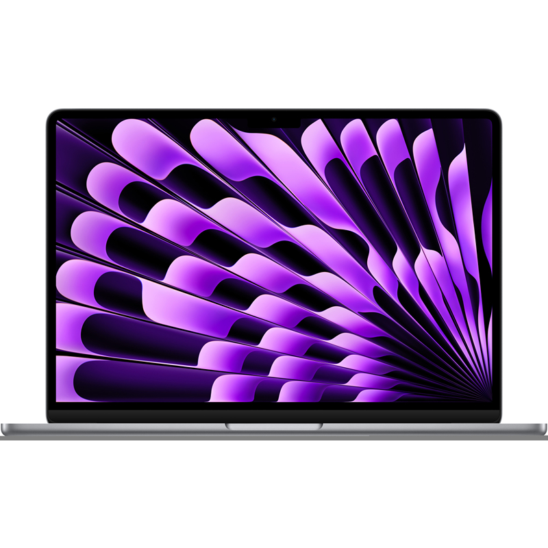 Apple MacBook Air 13" (M3, 8C CPU/8C GPU, 2024), 16 ГБ, 256 ГБ SSD, «серый космос»