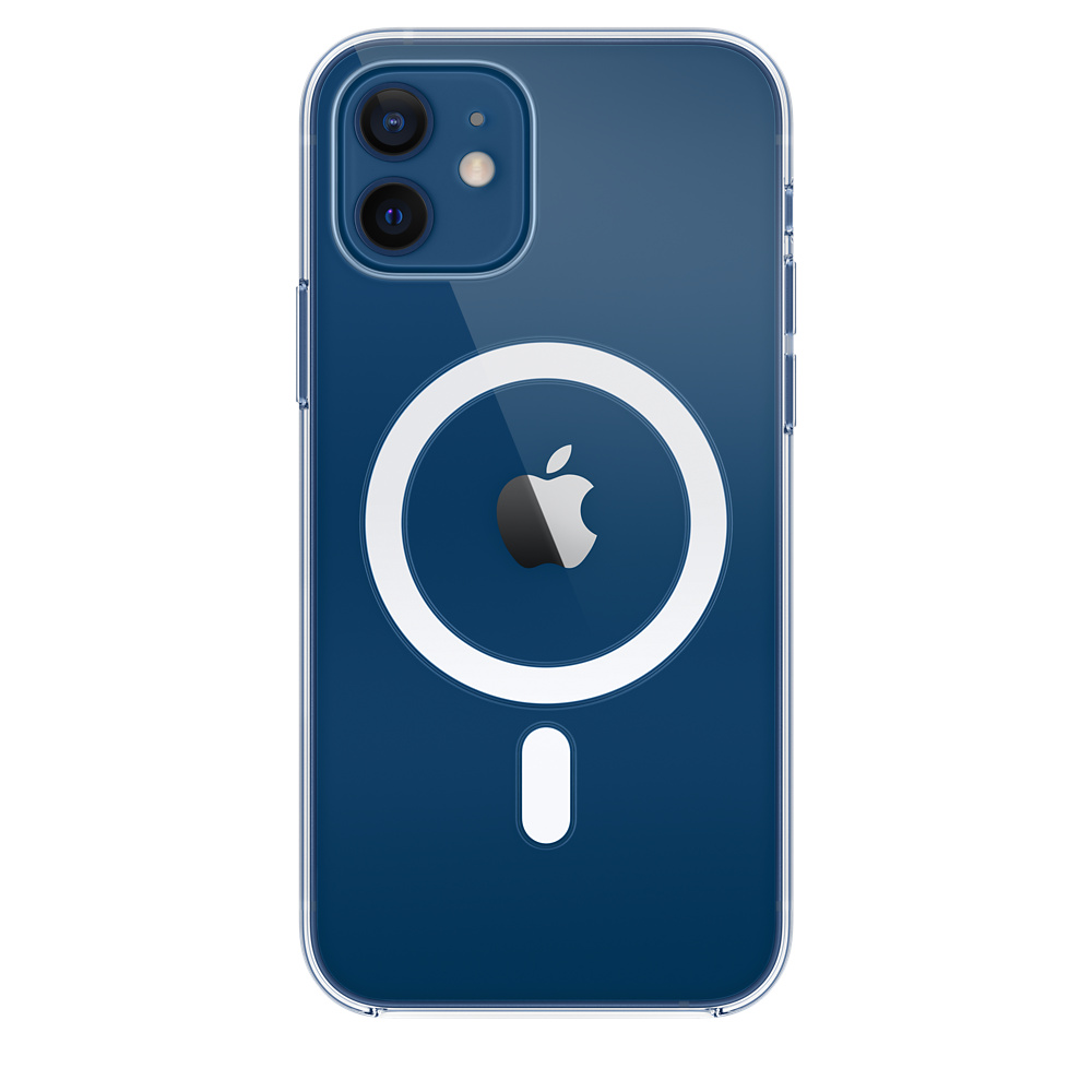 Чехол Apple MagSafe для iPhone 12/12 Pro, прозрачный