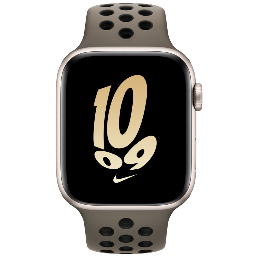 Купить Часы Apple Watch Nike SE 2022 GPS 44мм корпус из алюминия сияющая  звезда + ремешок Олива в интернет-магазине «Цифровое Яблочко» в Москве,  Подмосковье за наличные, по безналу, бонусами Спасибо, в рассрочку.