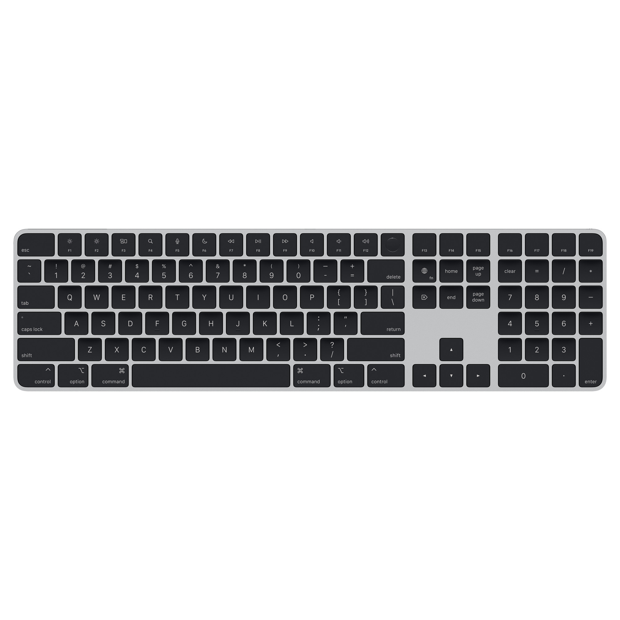 Клавиатура Apple Magic Keyboard with Touch ID and Numeric Keypad Black MMMR3ZA/A 194252987476 A2520