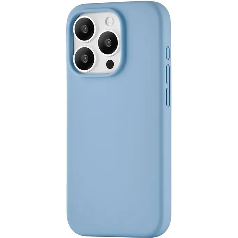 CS268SB61PTH-I23M Чехол защитный uBear Touch Mag Case, iPhone 15 Pro, MagSafe, силикон, голубой