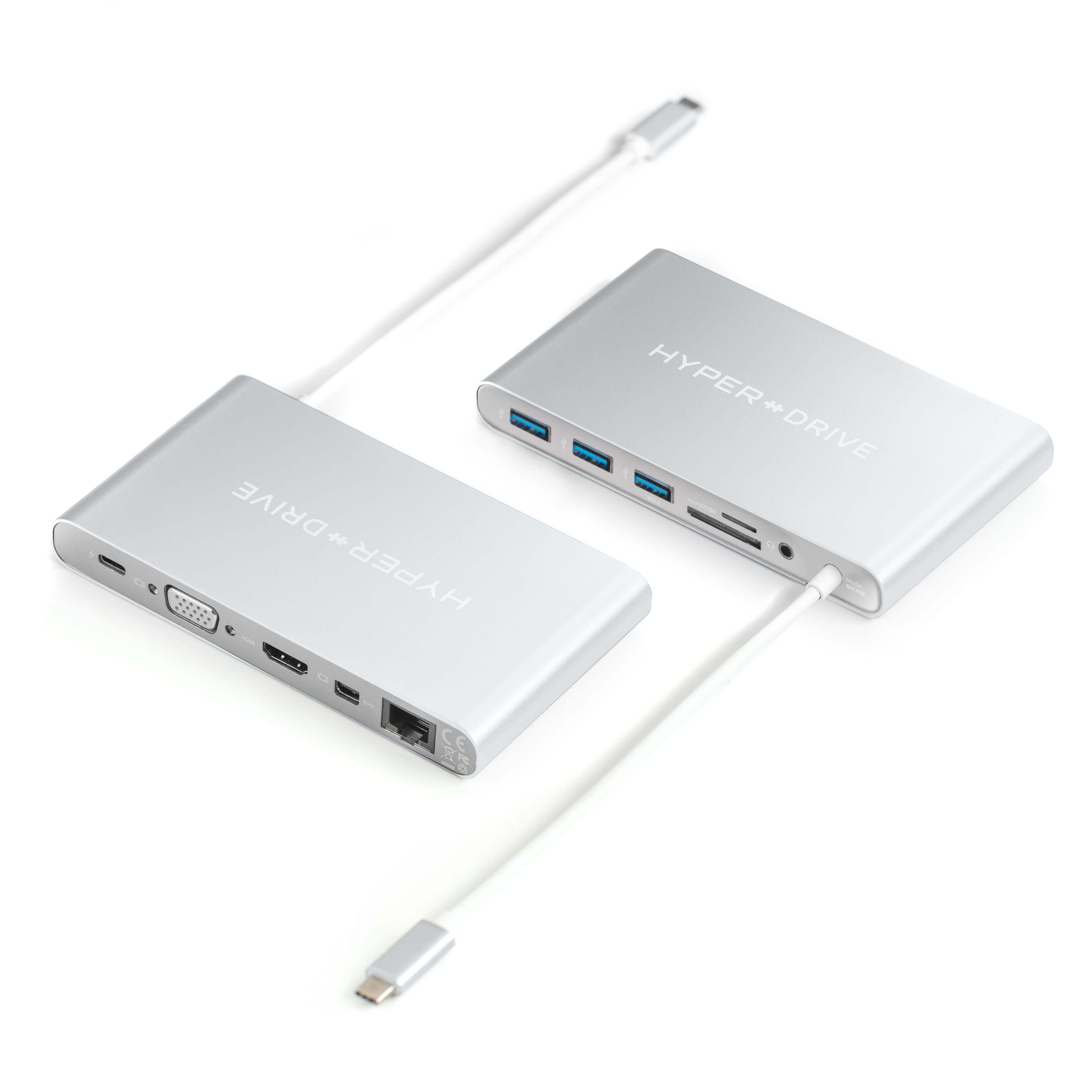 USB-хаб Hyper HyperDrive Ultimate USB-C Hub for MacBook Silver (GN30B Silver)