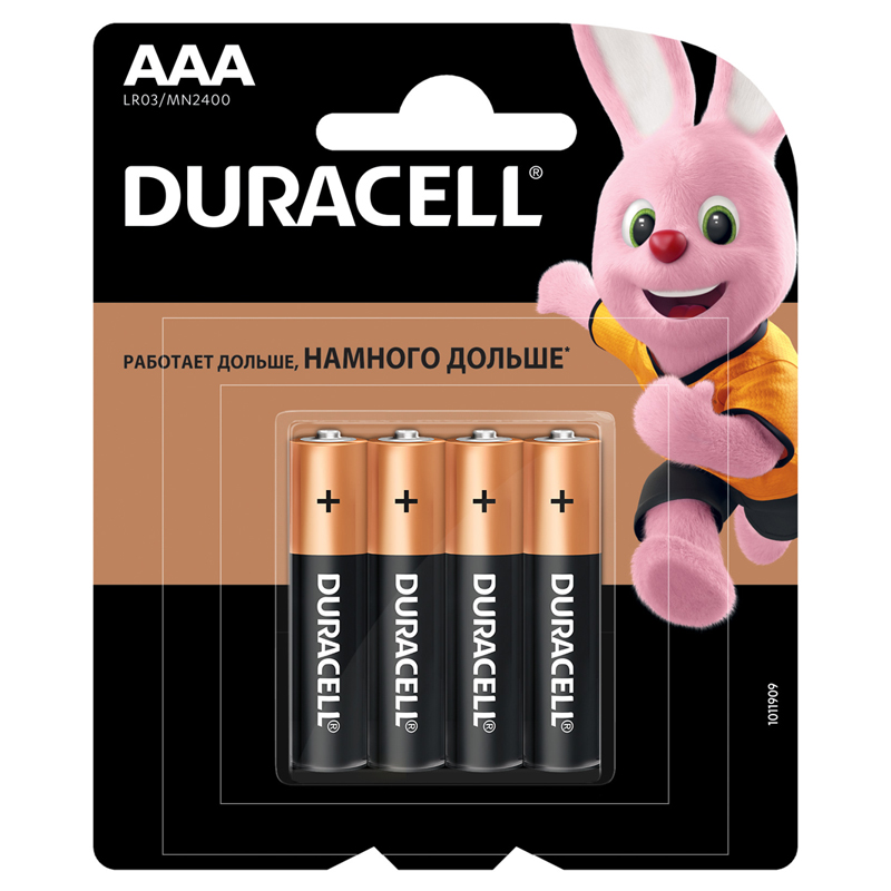 Эл.питания Duracell Basic AAA-4 BL CN