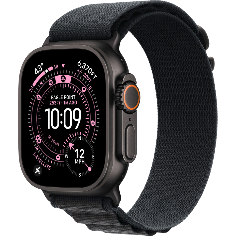 Умные часы Apple Watch Ultra 3, 49 мм, Black Titanium Black Alpine Loop M