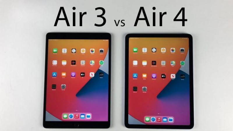 Сравнение планшетов iPad Air 3 и iPad Air 4