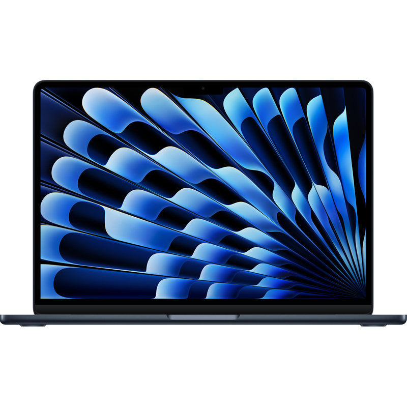 Apple MacBook Air 13" (M4, 10C CPU/10C GPU, 2025), 24 ГБ, 512 ГБ SSD, «полуночный черный»