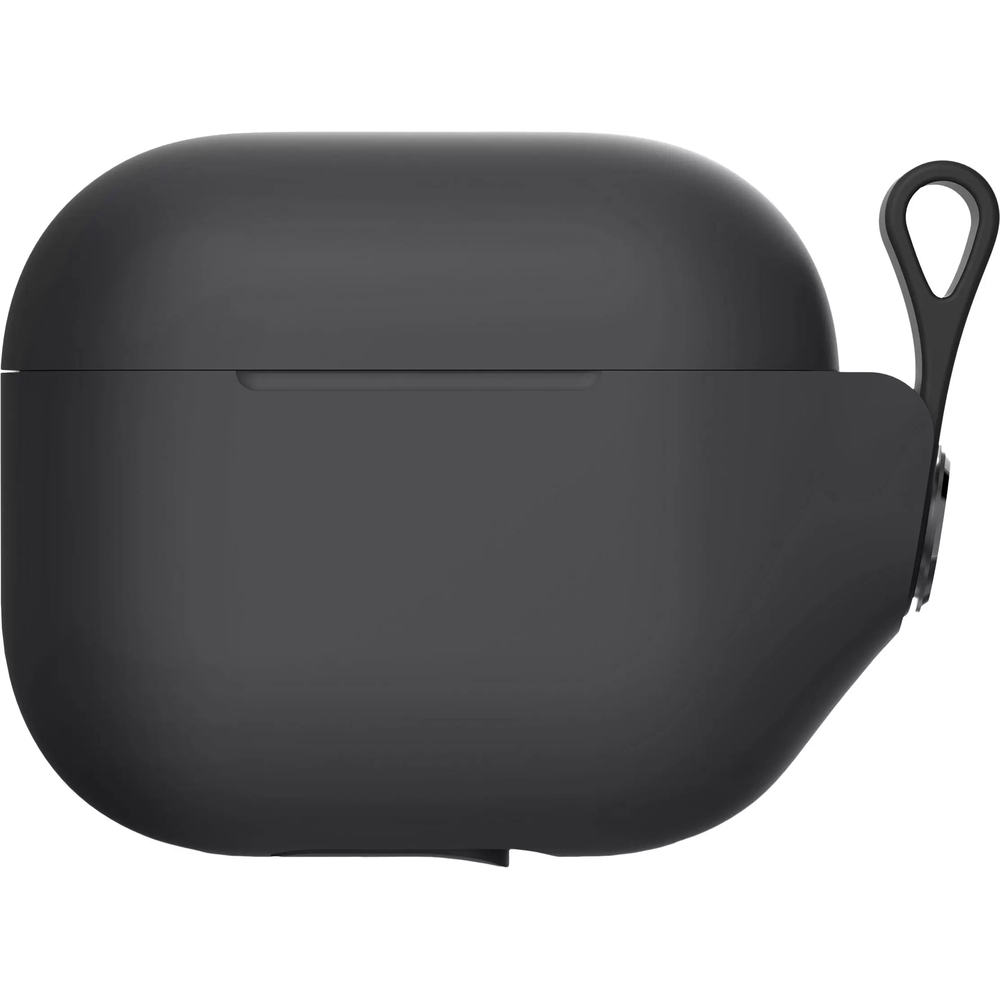 Чехол Moshi Pebbo для AirPods 3. Материал силикон. Цвет: черный.