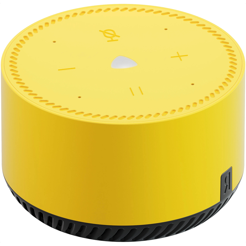 Умная колонка ЯНДЕКС Станция Лайт 5Вт, с Алисой, желтый лимон [yndx-00025y] 