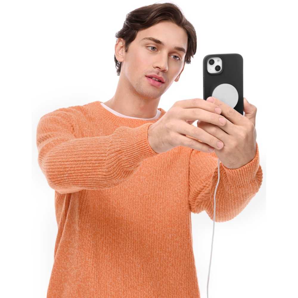 Чехол защитный Touch Mag Case, iPhone 14 Plus, силикон , софт-тач, чёрный