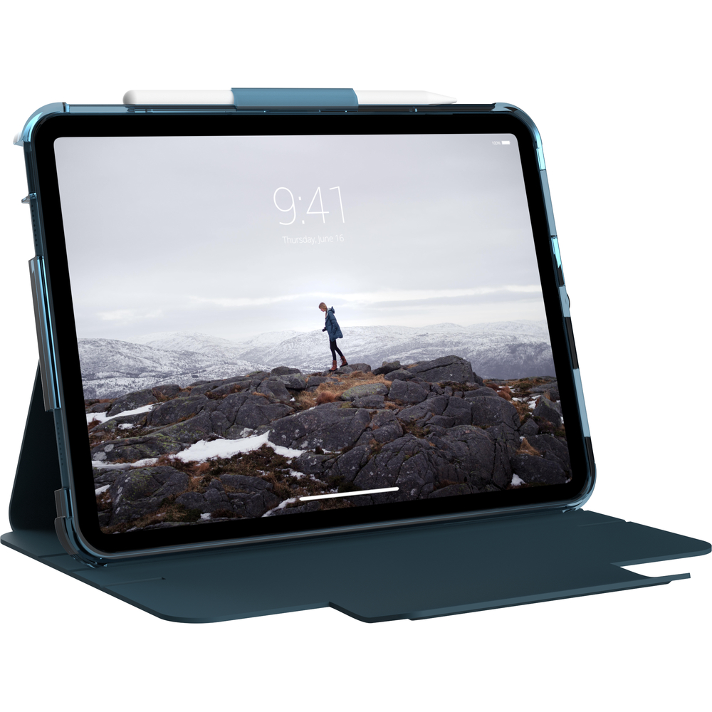 Чехол-книжка UAG [U] Lucent для iPad 10.9" 10-го поколения, прозрачный/чёрный