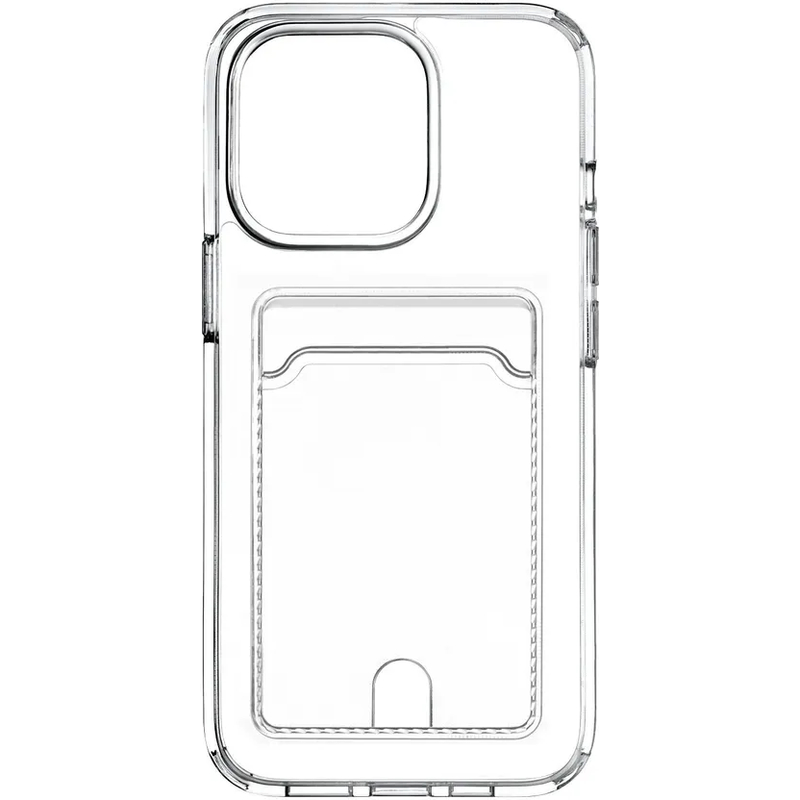 RCS584TT61PCP-I23 Чехол защ. с отд. для карты Rocket Clear Plus для iPhone 15 Pro, TPU, прозрачный