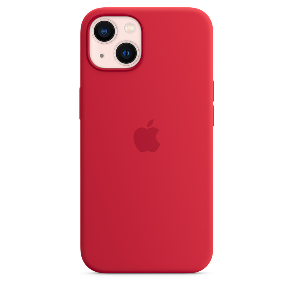 Apple iPhone 13 Silicone Case with MagSafe Marigold Силиконовый чехол MagSafe для IPhone 13 красного