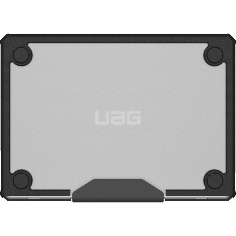Чехол-накладка UAG Plyo Ice для MacBook Air 13" (2022 M2), «матовый лёд»/чёрный