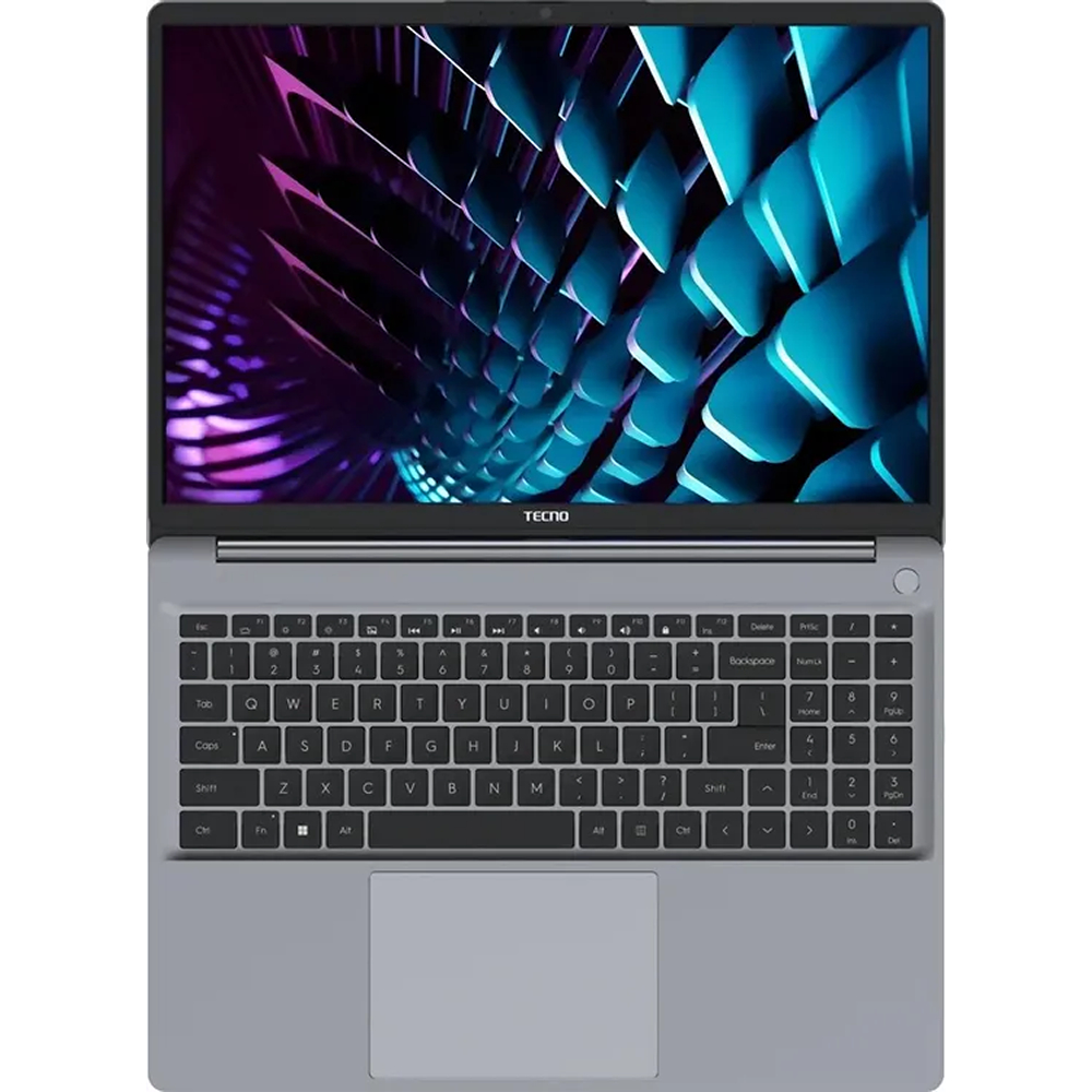 16" Ноутбук Tecno MegaBook K16SDA, AMD Ryzen 5 7430U, RAM 16 ГБ, SSD 512 ГБ, AMD Radeon Graphics, Windows 11 Home, серый (71005000263)