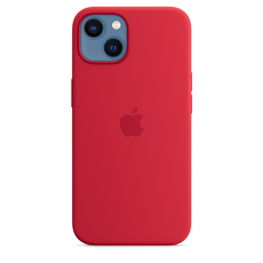 Apple iPhone 13 Silicone Case with MagSafe Marigold Силиконовый чехол MagSafe для IPhone 13 красного