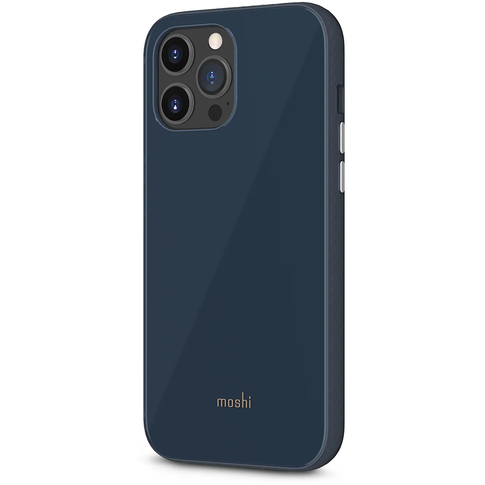 Защитный чехол Moshi iGlaze for iPhone 13 Pro Max Цвет: Сланцево-синий