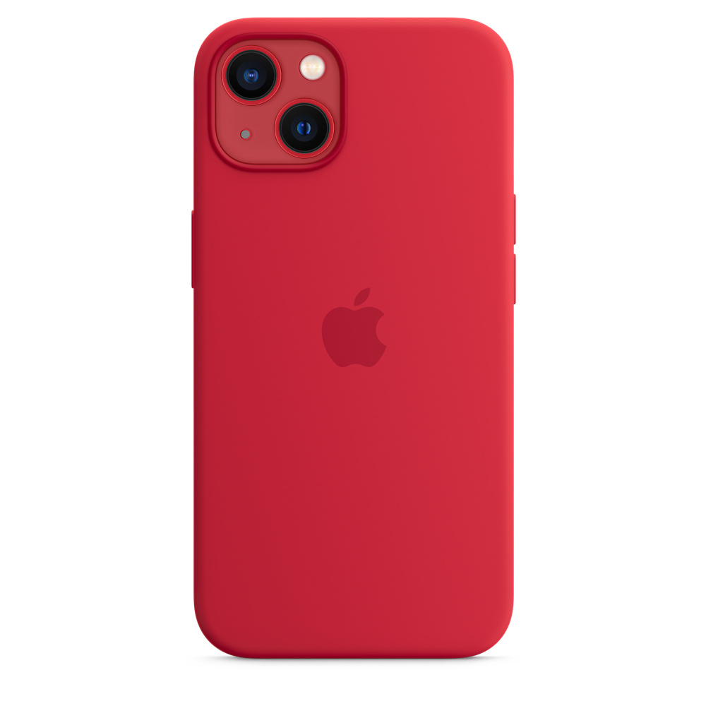 Apple iPhone 13 Silicone Case with MagSafe Marigold Силиконовый чехол MagSafe для IPhone 13 красного