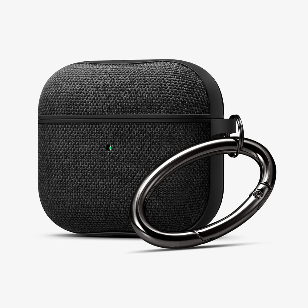  Чехол SPIGEN Urban fit Apple Airpods 3 black пластик/ ткань черный