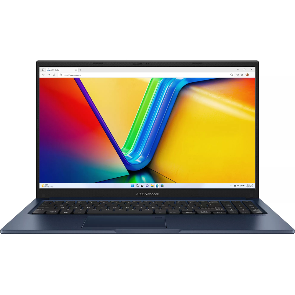 15.6" Ноутбук ASUS Vivobook 15, Intel Core 5 120U, RAM 8 ГБ, SSD 256 ГБ, Intel Graphics, Без ОС, синий (90NB13Y1-M03FH0)