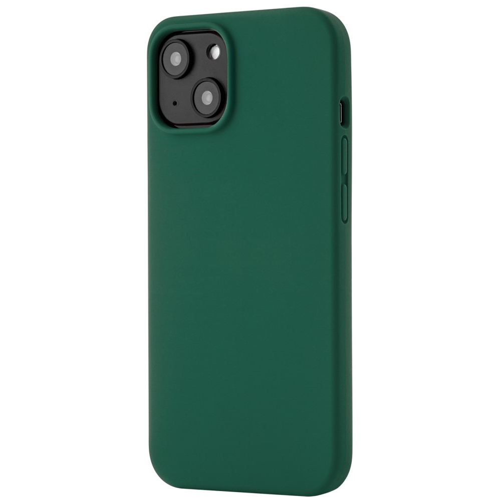 Чехол защитный Touch Mag Case , iPhone 14, силикон , софт-тач, зелёный