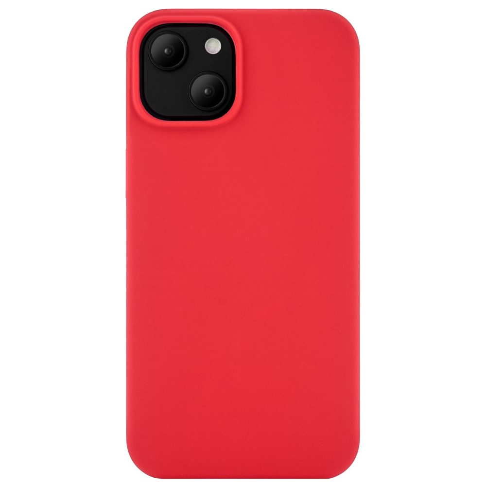 Чехол защитный Touch Mag Case , iPhone 14, силикон , софт-тач, красный