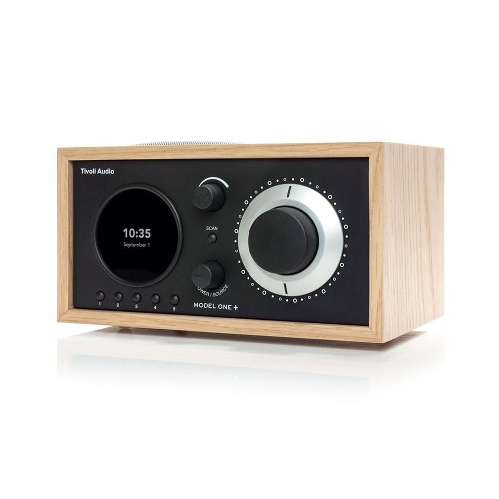 Радиоприемник с часами Tivoli Model One+ Цвет: Дуб/Черный [Oak/Black]