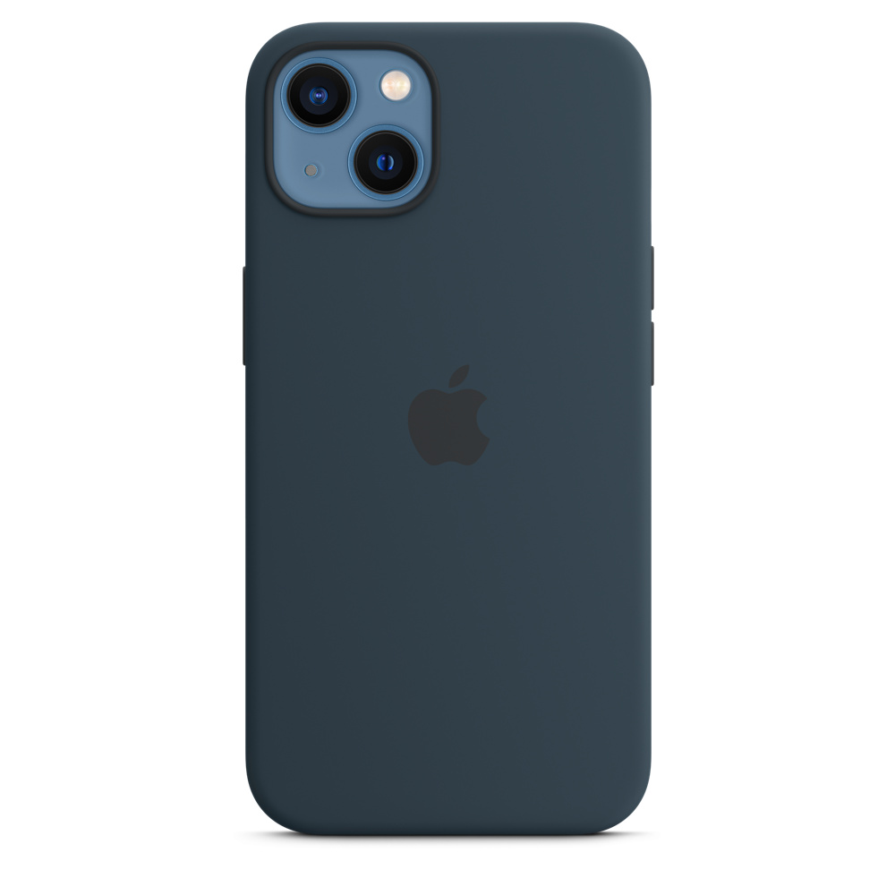 Apple iPhone 13 Silicone Case with MagSafe Abyss Blue Силиконовый чехол MagSafe для IPhone 13 цвета 