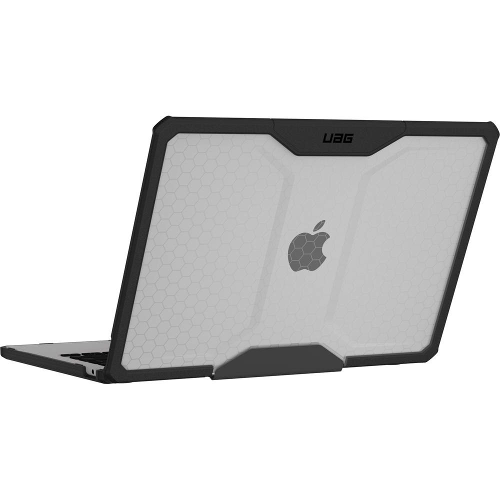 Чехол-накладка UAG Plyo Ice для MacBook Air 13" (2022 M2), «матовый лёд»/чёрный