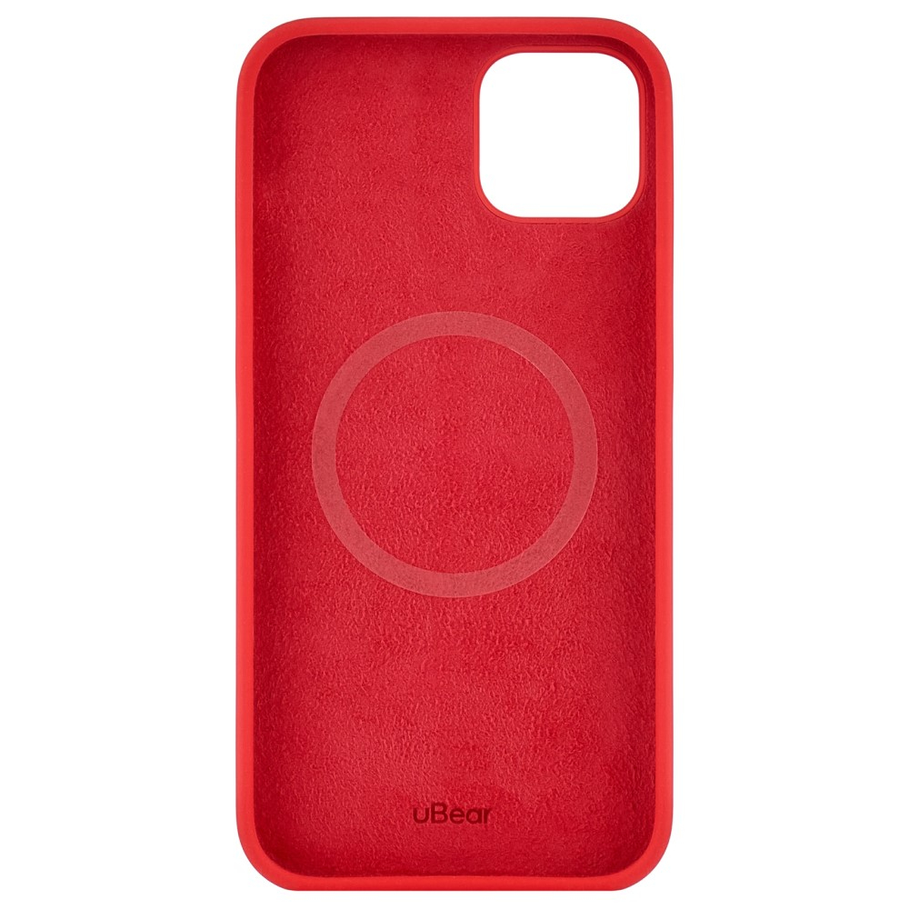 Чехол защитный Touch Mag Case, iPhone 14 Plus, силикон , софт-тач, красный