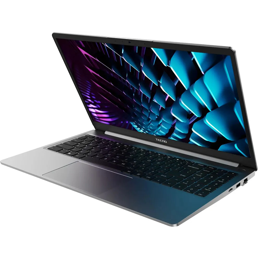 15.6" Ноутбук Tecno MegaBook K15SDA, AMD Ryzen 5 7430U, RAM 16 ГБ, SSD 512 ГБ, AMD Radeon Graphics, Windows 11 Home, серый (71005000257)