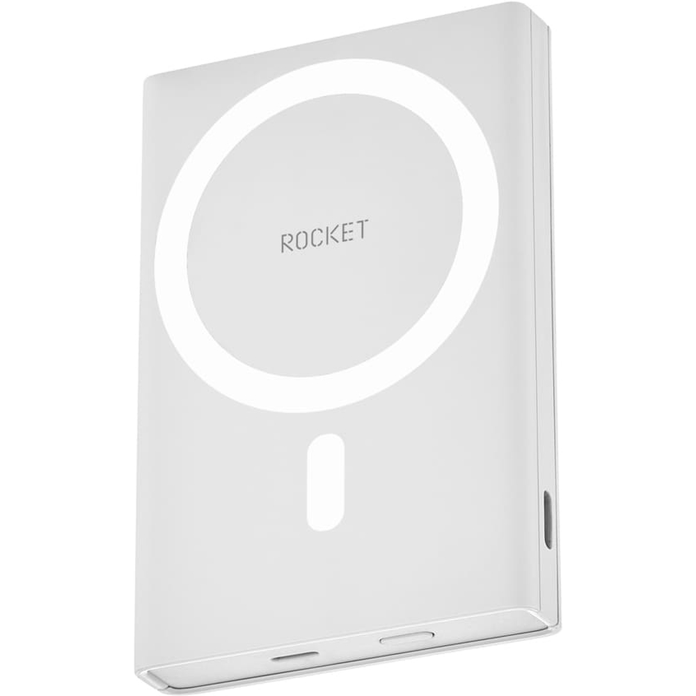 Беспроводная аккумуляторная батарея 5000mAh Rocket Hold, PD20W, цвет: светло-серый