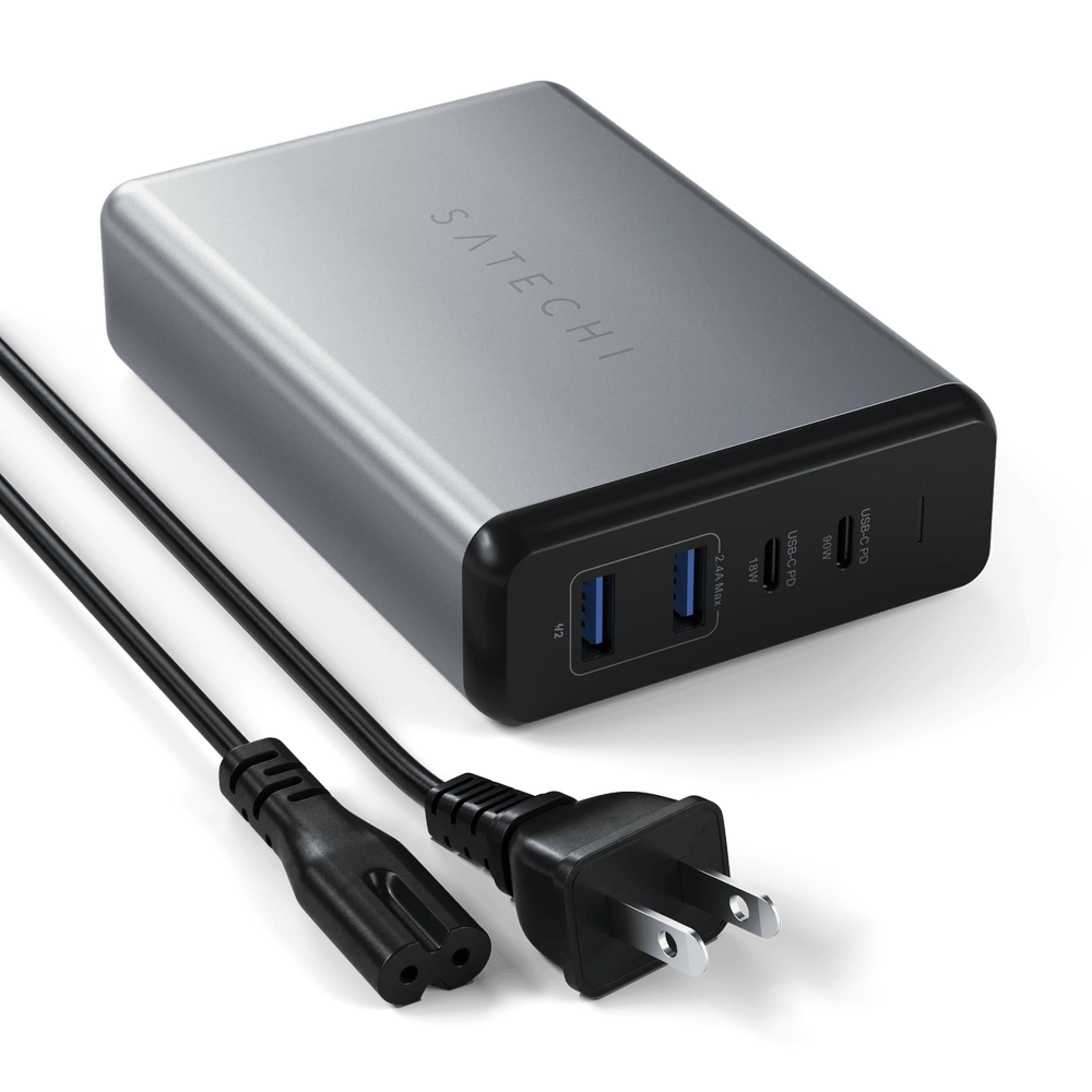 Сетевое зарядное устройство Satechi 108W Pro Type-C PD. Цвет серый космос.
