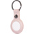 Чехол Decoded Leather Keychain для Apple AirTag, кожа, розовый