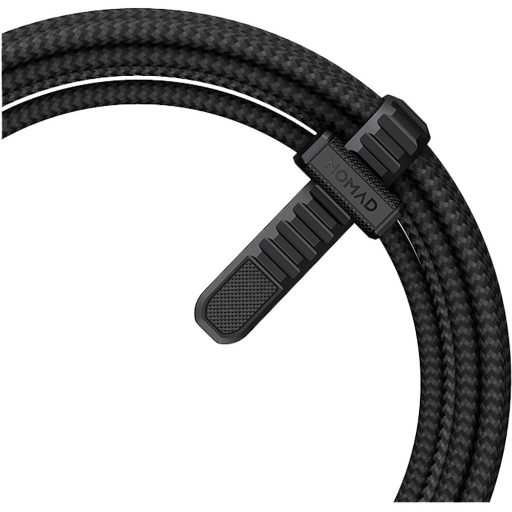 Кабель Nomad Lightning to USB, материал кевлар, длина 1,5 м. Цвет чёрный.